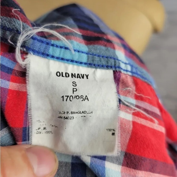 OLD NAVY plaid shirt - Picture 4 of 4
